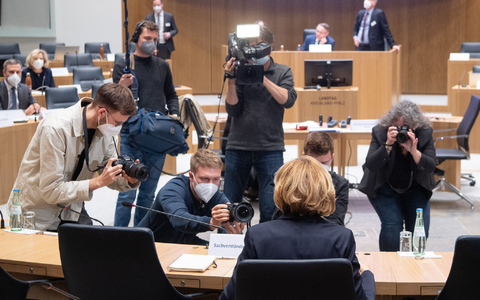 Ministerpräsidentin Malu Dreyer gibt ihr Amt auf. - Foto: Sebastian Gollnow/dpa