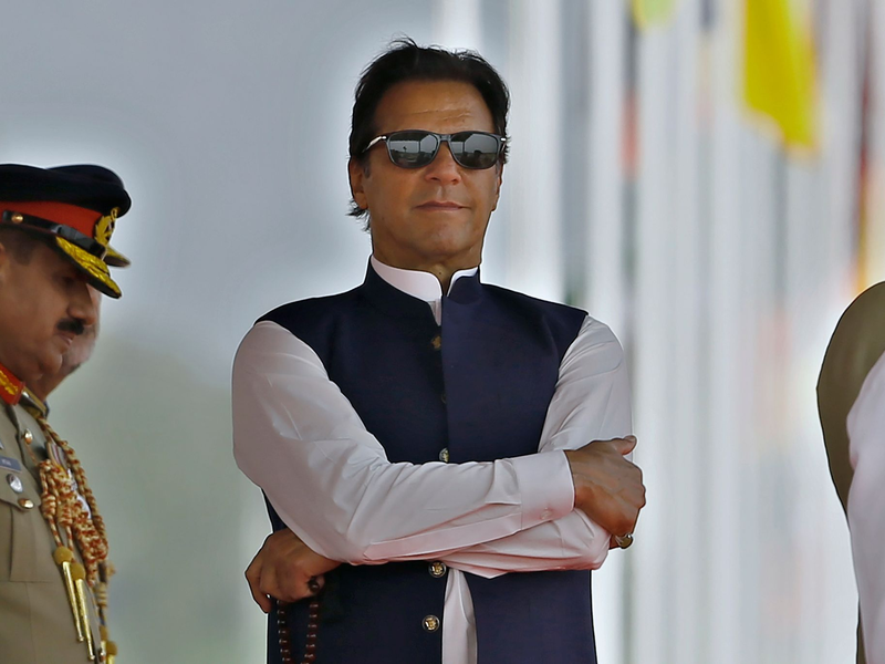 Während seiner Amtszeit von 2018 bis 2022 verhängte auch er Ausreiseverbote über mehrere Oppositionspolitiker: Imran Khan. - Foto: Anjum Naveed/AP/dpa