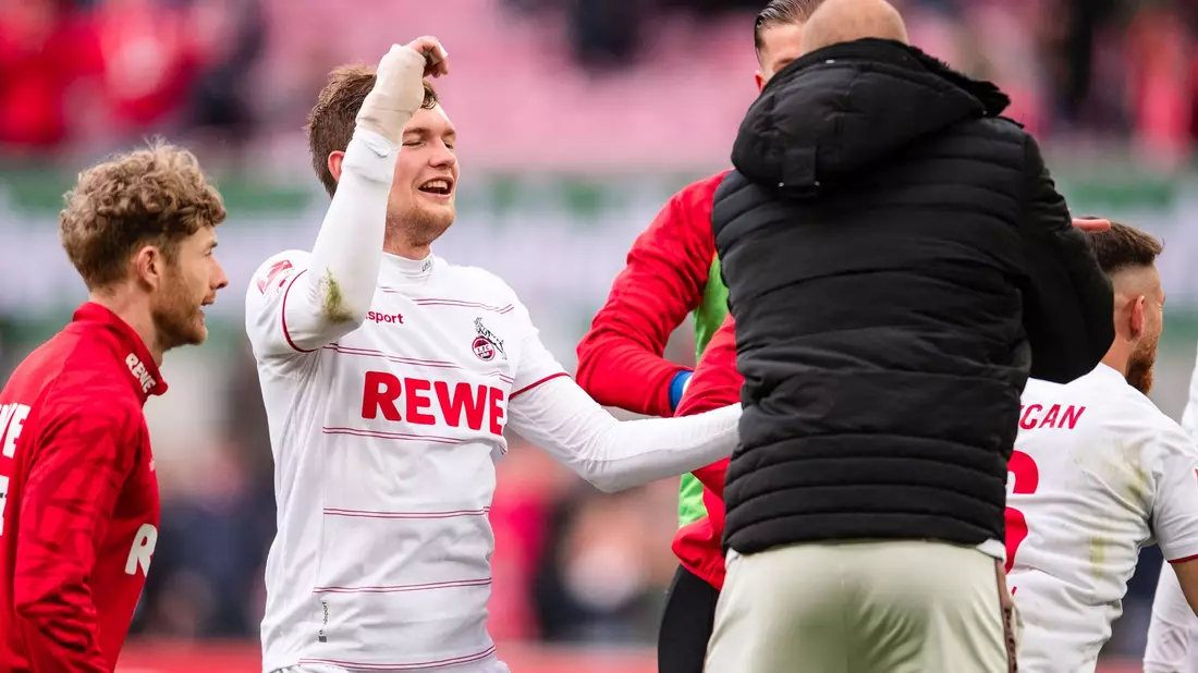 Jamal Musiala schoss den FCB in Köln zum Sieg. - Bild: Marius Becker/dpa