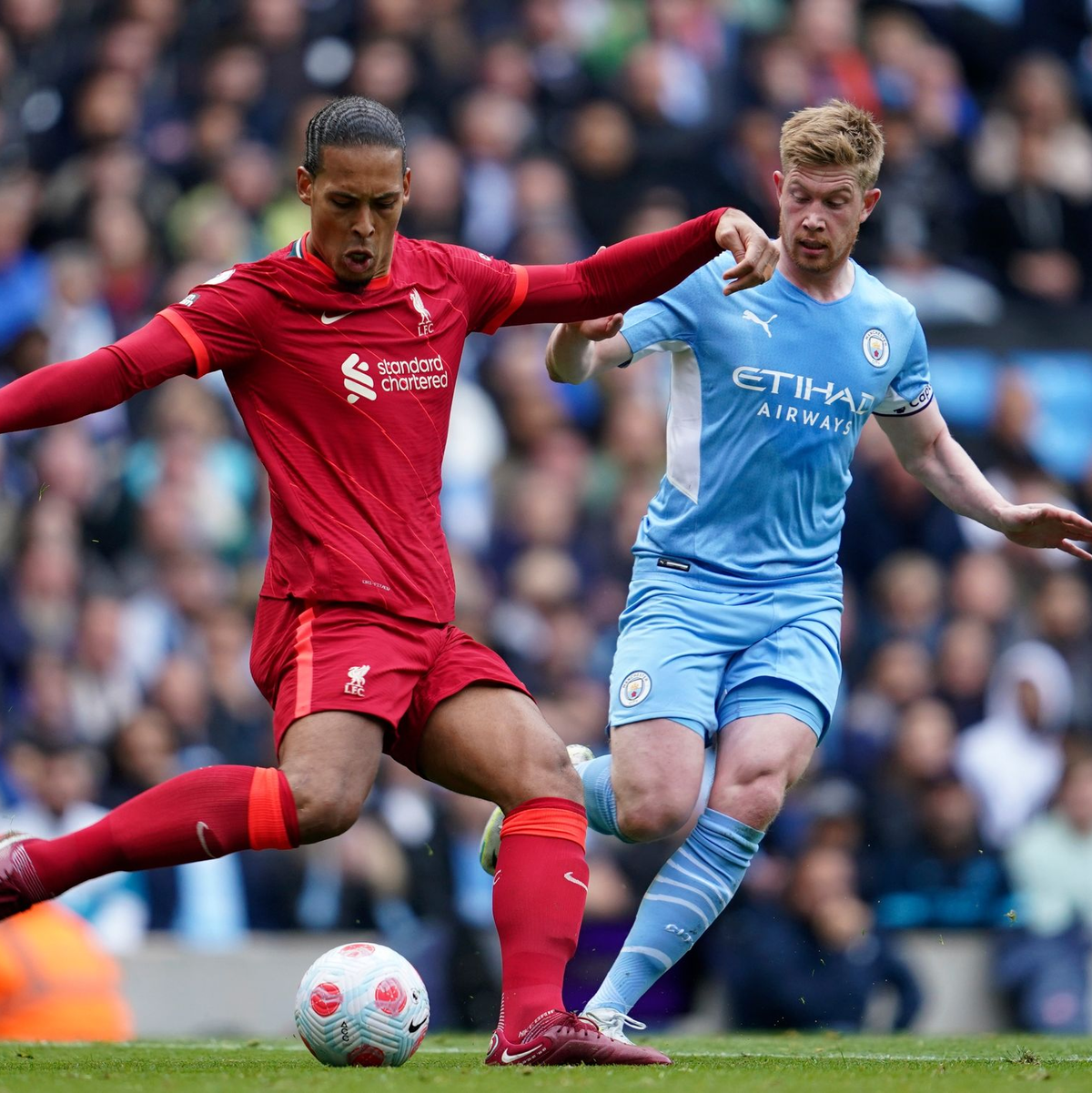 Manchester City war gegen den FC Liverpool das überlegene Team. - Foto: Jon Super/AP/dpa