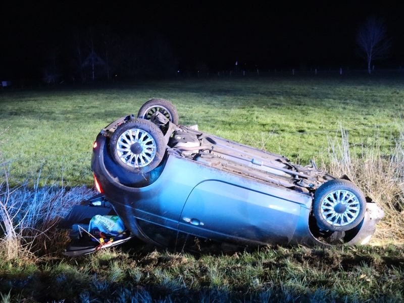 POL-HF: Zusammenstoß im Kreuzungsbereich - Zwei Personen leicht verletzt - Foto: presseportal.de
