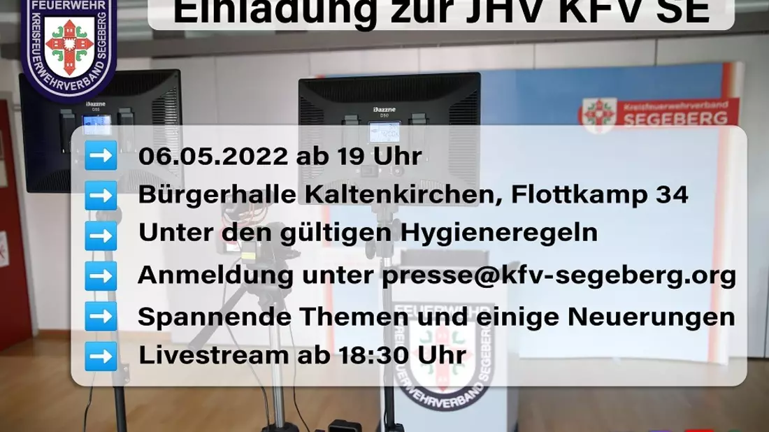 FW-SE: Einladung zur Jahreshauptversammlung (Vertreter*innen der Presse) - Bild: presseportal.de