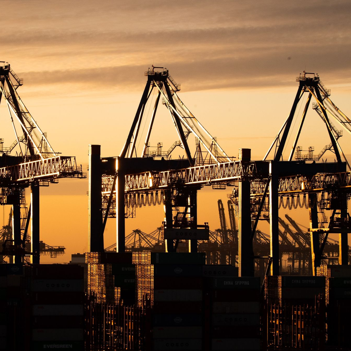 Die deutschen Häfen sollen mit einer Hafenstrategie gestärkt werden. - Foto: Christian Charisius/dpa