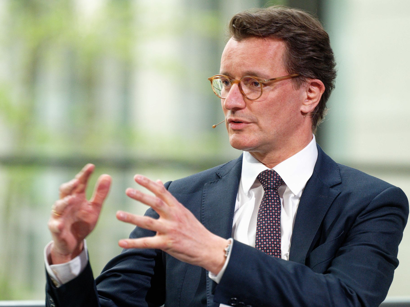 NRW-Ministerpräsident Hendrik Wüst bei der Hauptversammlung des Deutschen Städtetages in Köln. - Foto: Henning Kaiser/dpa