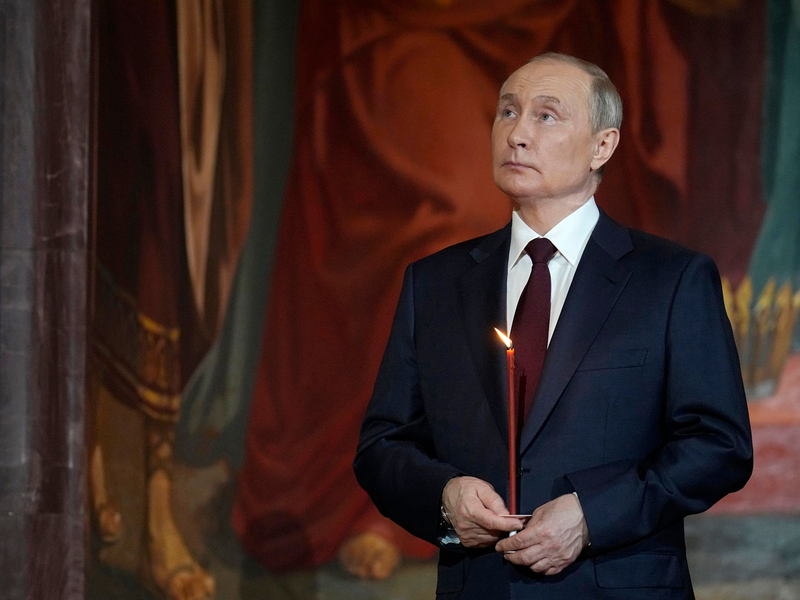«Der Frieden kommt dann, wenn wir unsere Ziele erreicht haben»: Wladimir Putin. - Foto: Alexander Zemlianichenko/Pool AP/dpa
