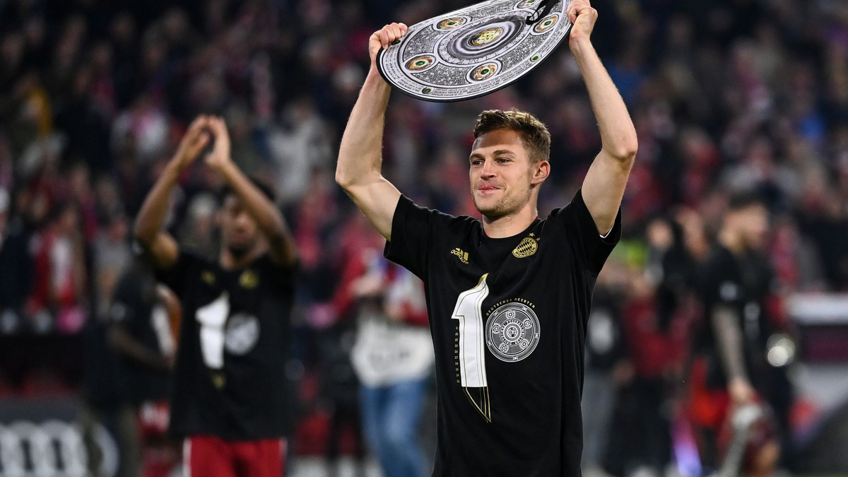 Hat beim FC Bayern München noch einen Vertrag bis Sommer 2025: Joshua Kimmich. - Foto: Sven Hoppe/dpa