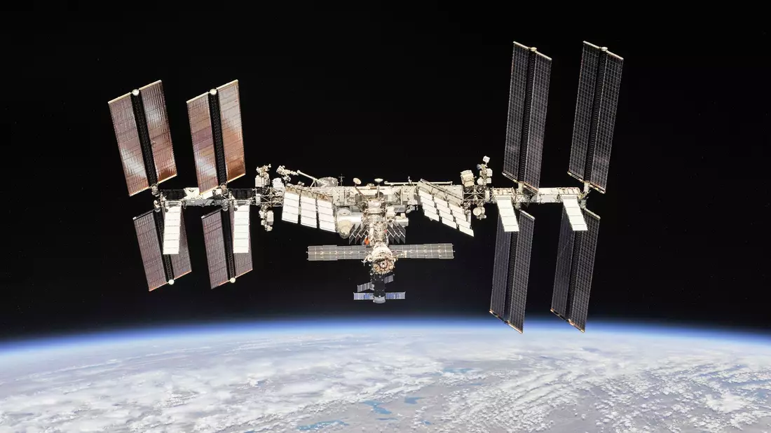 Die Internationale Raumstation (ISS). - Bild: NASA/dpa