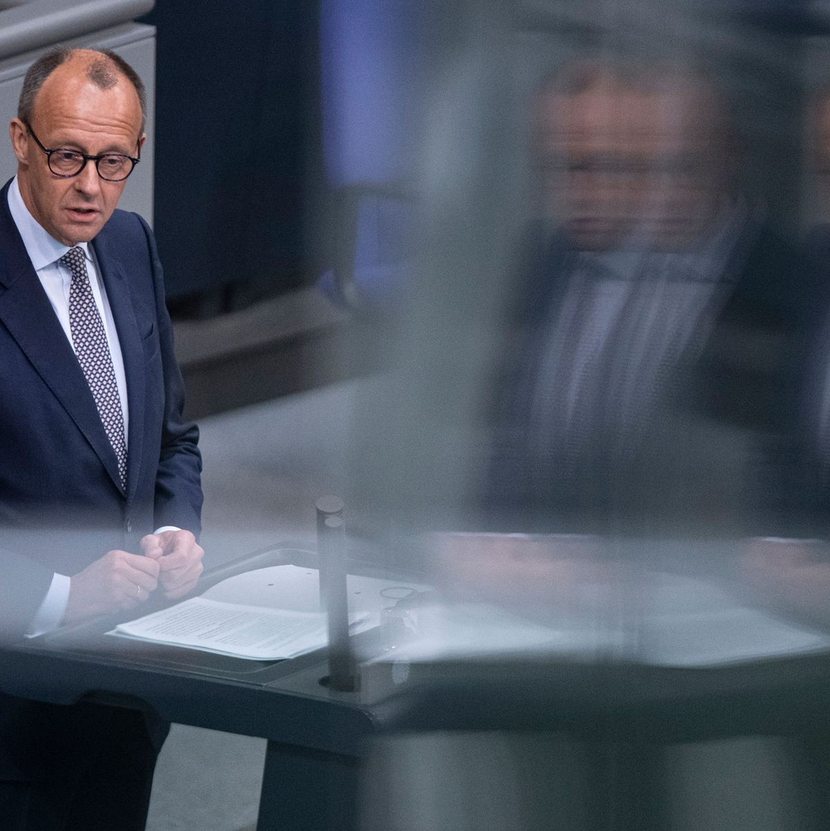 CDU-Parteichef Friedrich Merz: «Wir haben eine klare Beschlusslage in der CDU. Wir arbeiten mit der AfD nicht zusammen.» - Foto: Fabian Sommer/dpa