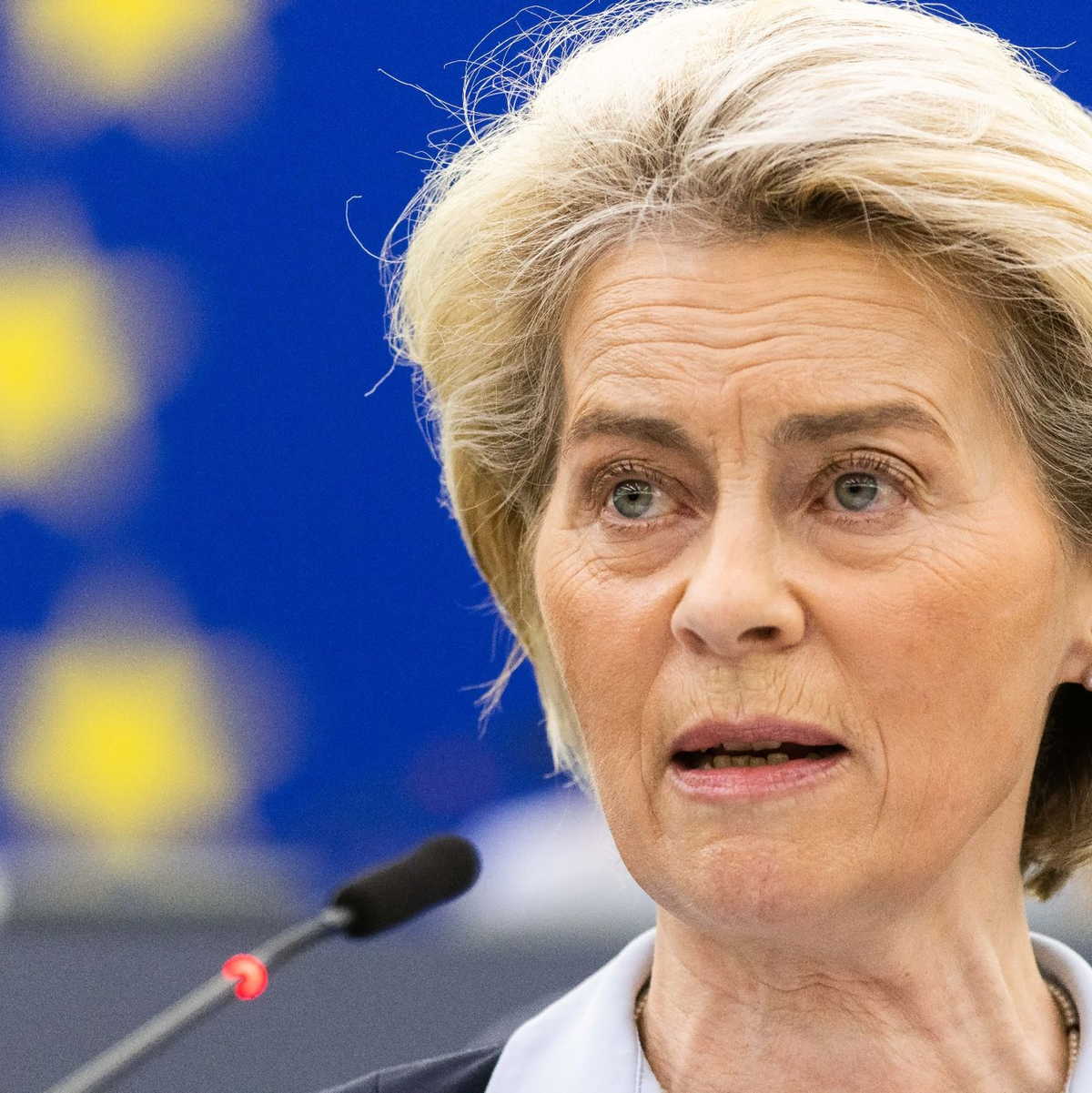 Kann Ursula von der Leyen der Abstimmung gelassen entgegenblicken? (Archivbild) - Foto: Philipp von Ditfurth/dpa