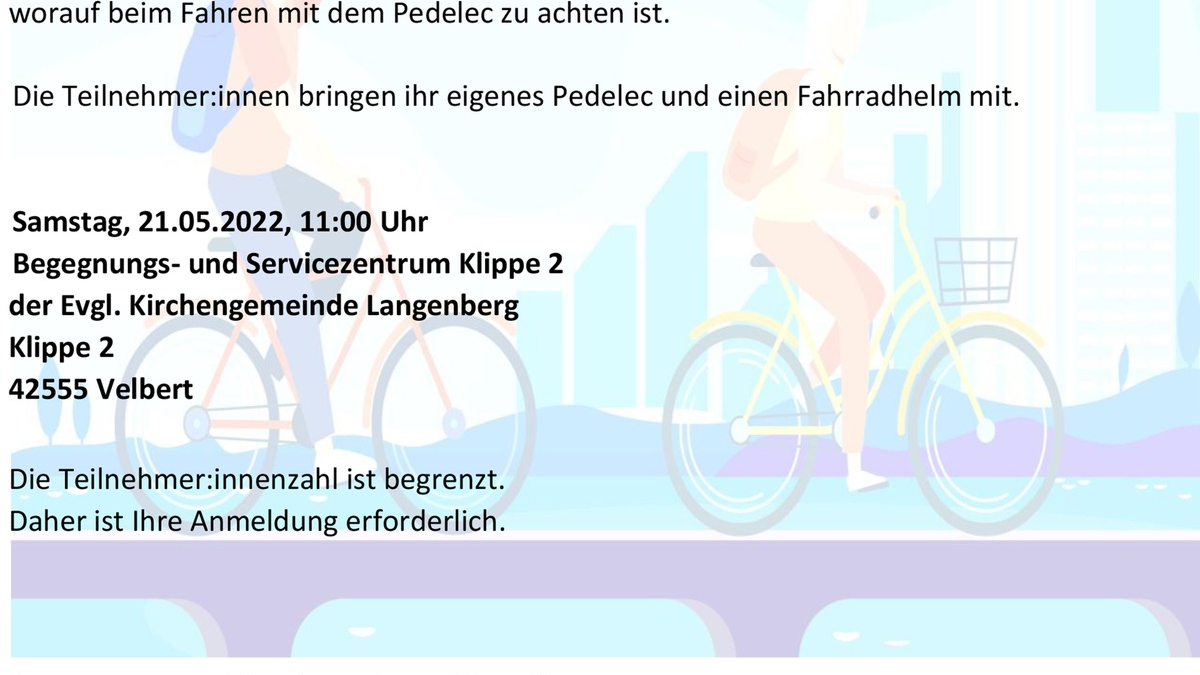 POL-HSK: Kostenloses Pedelec-Training für mehr Sicherheit im Straßenverkehr - Foto: presseportal.de