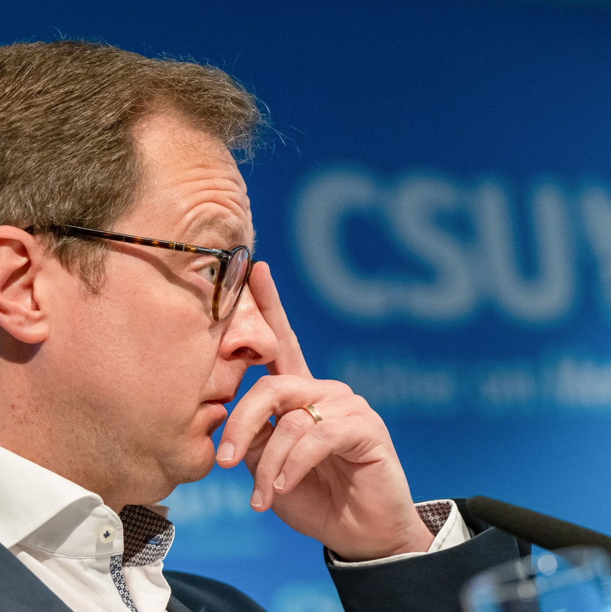 Wirft Robert Habeck vor, «das Narrativ der Hamas und der Israel-Hasser» zu bedienen: Martin Huber. - Foto: Peter Kneffel/dpa