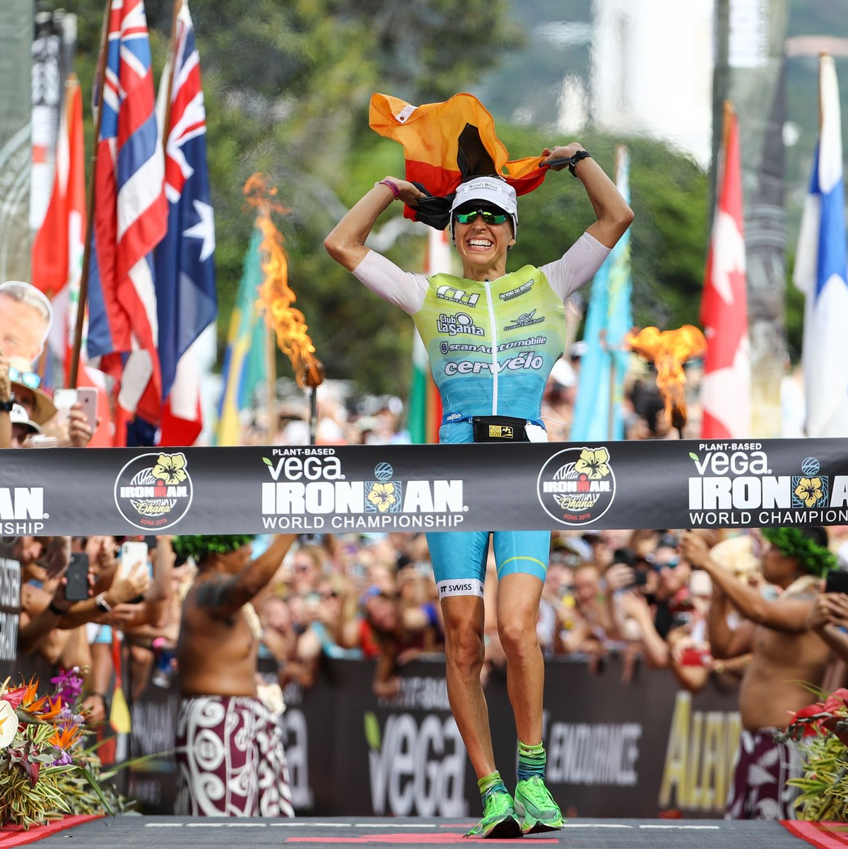 Sie kann nicht mehr: Anne Haug beendet ihre Karriere. - Foto: David Pintens/BELGA/dpa