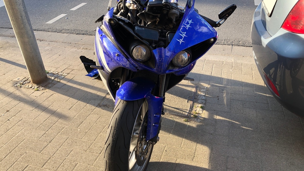 POL-PDLD: Gestürzter Motorrad-Fahrer muss im Krankenhaus behandelt werden - Foto: presseportal.de