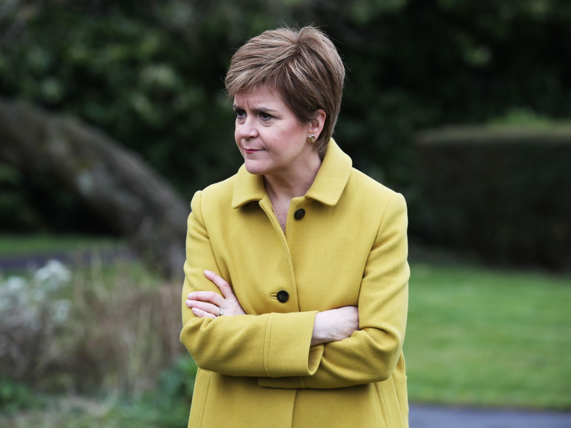 Nicola Sturgeon hat ihre Komfortzone verlassen. - Foto: Andrew Milligan/PA Wire/dpa