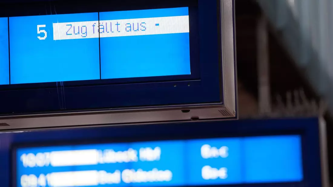 Zahlreiche Reisende stehen im Mai 2022 auf einem Bahnsteig am Hamburger Hauptbahnhof. - Bild: Jonas Walzberg/dpa