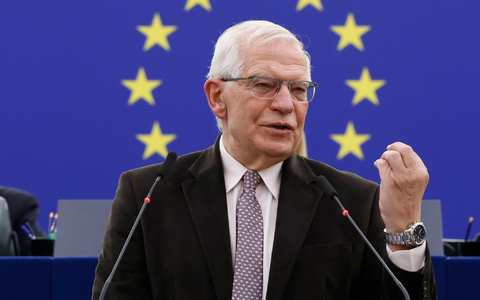 Der EU-Außenbeauftragte Josep Borrell: Die EU fordert Israel auf, die Militäroperation in Rafah zu beenden. - Foto: Jean-Francois Badias/AP/dpa