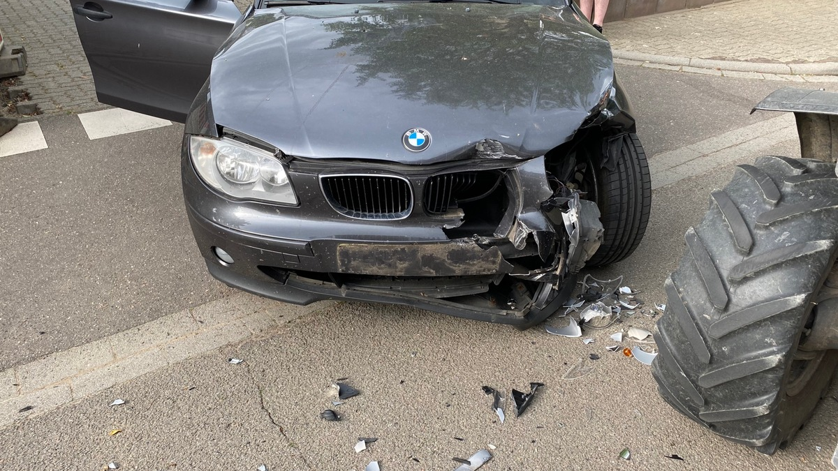 POL-PDTR: Schwerer Unfall auf der B270 - Foto: presseportal.de