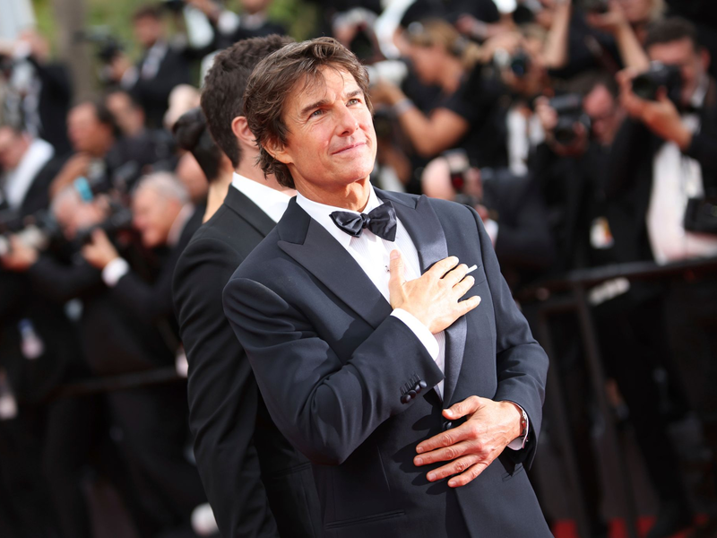 Tom Cruise dreht nicht nur leidenschaftlich Filme, er geht auch gerne selbst ins Kino. - Foto: Vianney Le Caer/Invision/AP/dpa