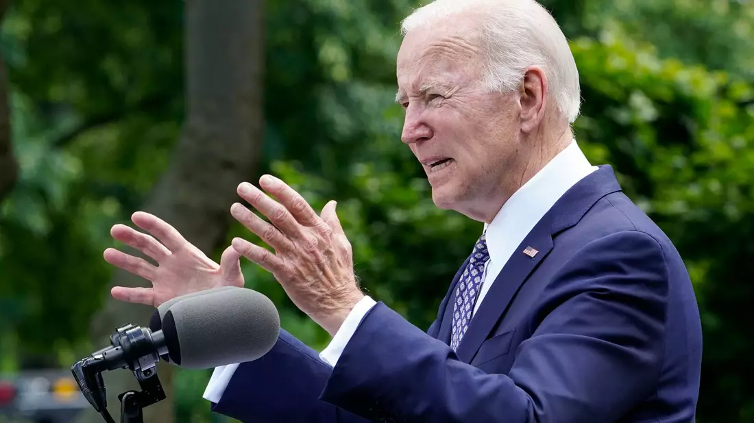 Für seine Entscheidung, sich aus dem US-Präsidentschaftsrennen zurückzuziehen, erntet Biden Respekt. (Archivbild) - Bild: Susan Walsh/AP/dpa