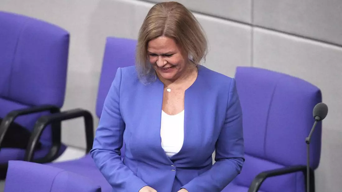Nancy Faeser - Bild: ?ber dts Nachrichtenagentur