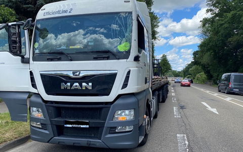 POL-PDLD: Polizeikontrolle auf der B10 bei Landau: Mehrere Verstöße gegen Lkw-Durchfahrtsverbot festgestellt - Foto: presseportal.de