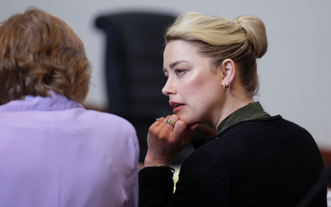 Allen Grund zum Glück: Amber Heard - Foto: Evelyn Hockstein/Pool Reuters/AP/dpa