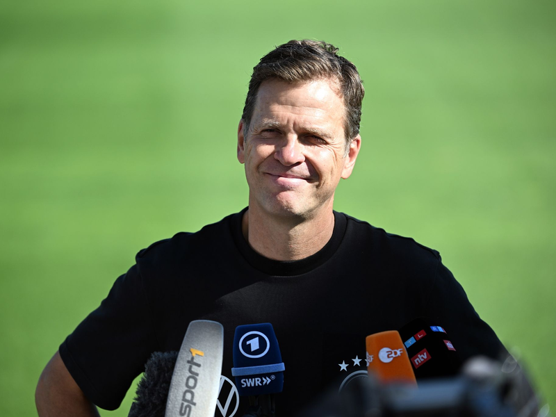 Oliver Bierhoff arbeitet inzwischen als Berater beim amerikanischen Football-Team New England Patriots. - Foto: Federico Gambarini/dpa