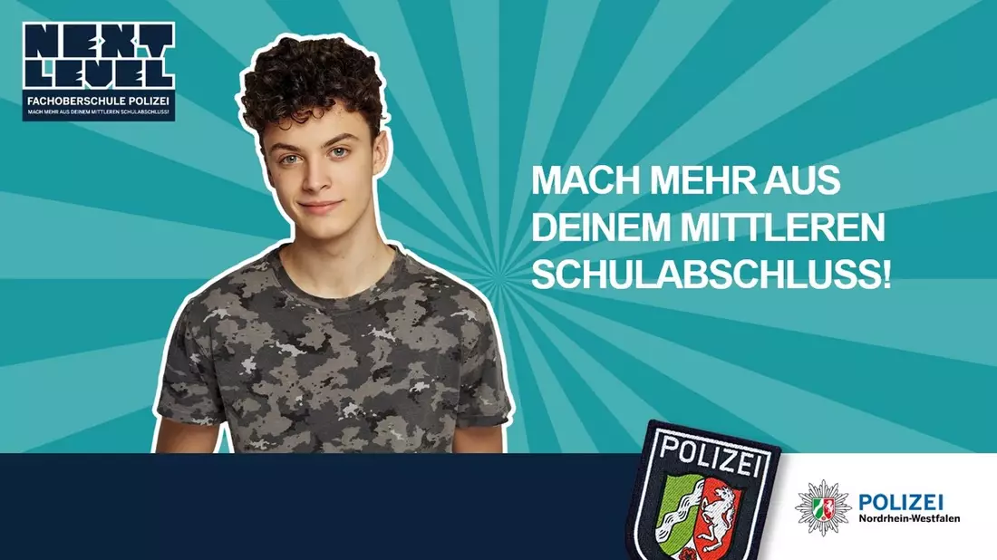 POL-DN: Der erste Schritt Richtung Polizeiuniform: 25 Absolventinnen und Absolventen der Fachoberschule Polizei verabschiedet - Bild: presseportal.de