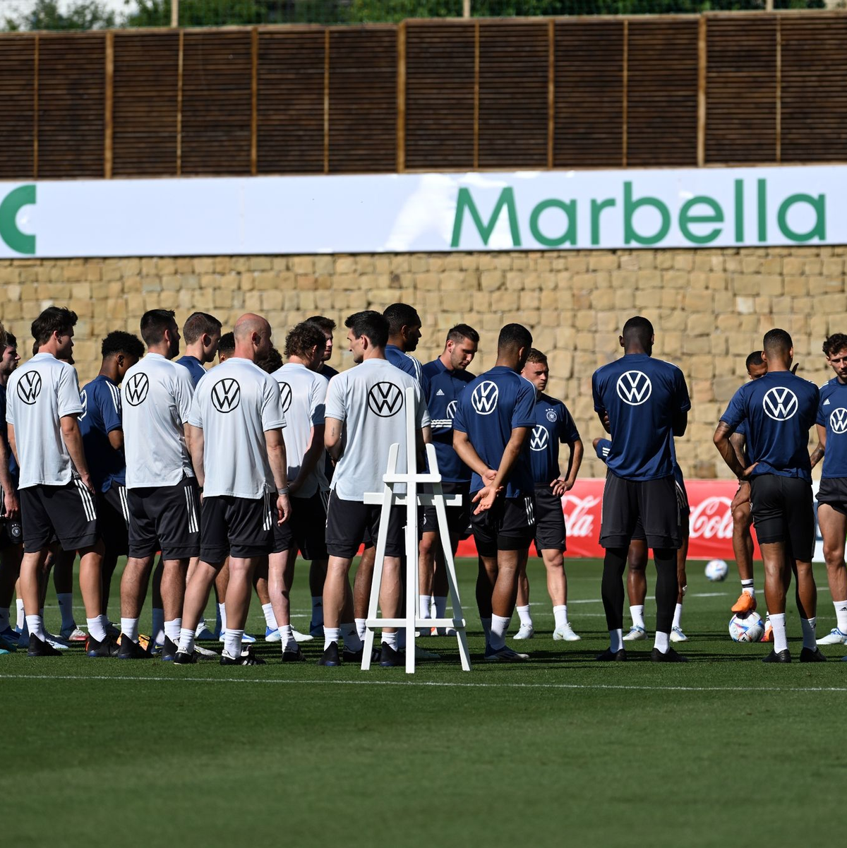 Die Fußball-Nationalmannschaft um Niclas Füllkrug (M.) will in Dortmund das Viertelfinale erreichen. - Foto: Federico Gambarini/dpa