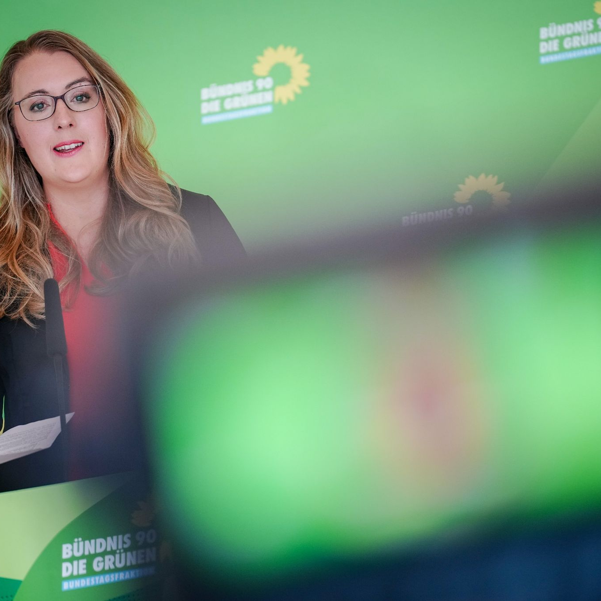 Die Co-Vorsitzende der Grünen-Bundestagsfraktion, Katharina Dröge, ist entsetzt über die Ankündigung von Unionsfraktionschef Friedrich Merz (CDU).  - Foto: Kay Nietfeld/dpa