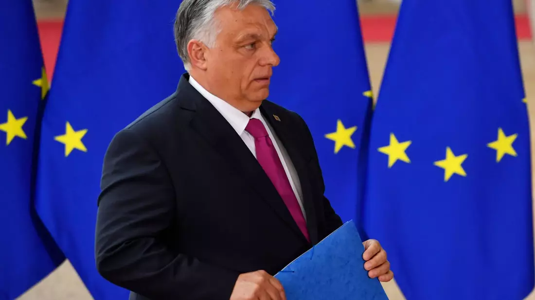 Premiere seit Kriegsbeginn: Orban besucht Kiew (Archivbild) - Bild: Geert Vanden Wijngaert/AP/dpa