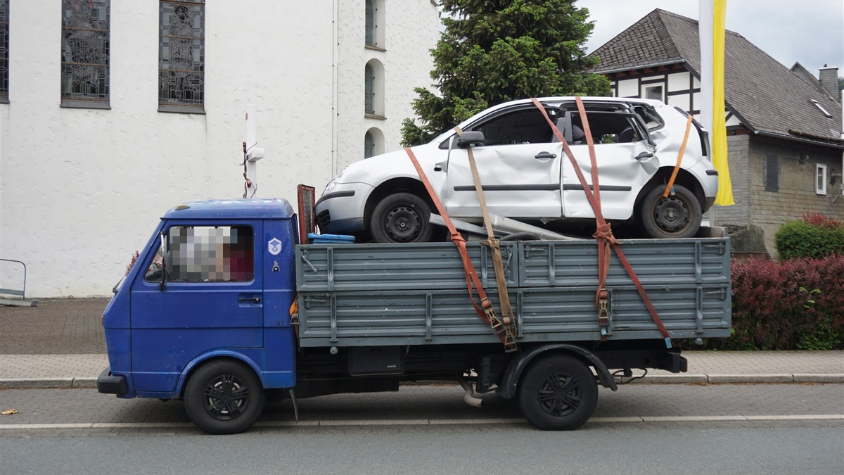 POL-SO: Überladener Lkw aus dem Verkehr gezogen - Foto: presseportal.de