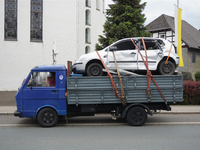 POL-DEL: Landkreis Wesermarsch: Erheblich überladener Kleintransporter auf der B212 in Brake gestoppt - Foto: presseportal.de