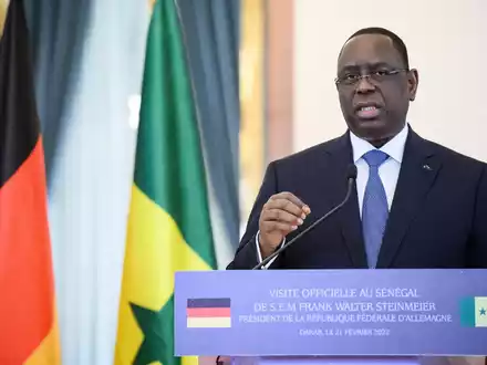 Senegals Präsident Macky Sall hat seine Regierung entlassen. - Foto: Bernd von Jutrczenka/dpa