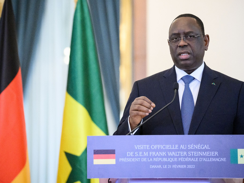 Senegals Präsident Macky Sall hat seine Regierung entlassen. - Foto: Bernd von Jutrczenka/dpa
