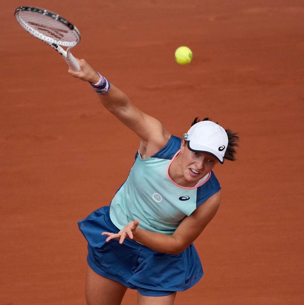 Iga Swiatek steht vor ihrem dritten French-Open-Titel. - Foto: Christophe Ena/AP/dpa