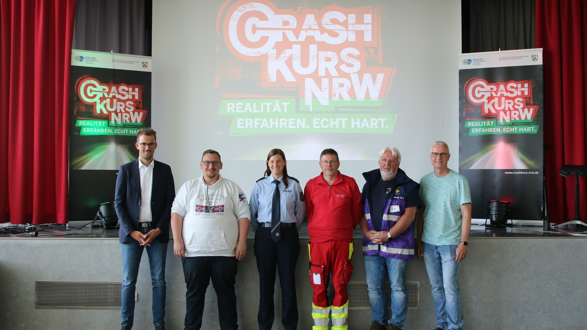 POL-DA: Darmstadt: Crashkurs Hessen - Realität Erfahren. Echt hart. / Verkehrsunfallprävention an Darmstädter Schule - Foto: presseportal.de