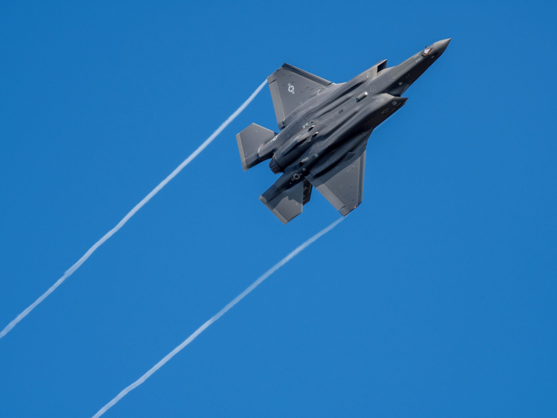 Diese F-35-Jets sollen in Büchel stationiert werden. (Archivfoto) - Foto: Harald Tittel/dpa