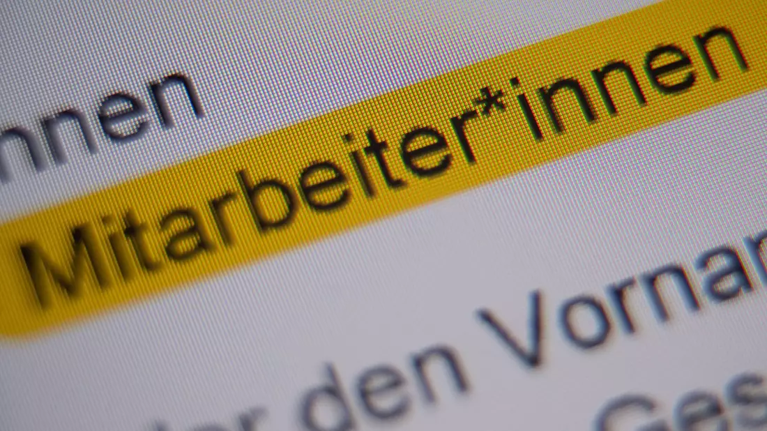In den Bundesministerien werden keine Sonderzeichen für geschlechtergerechte Formulierungen verwendet. (Symbolbild) - Bild: Sebastian Gollnow/dpa