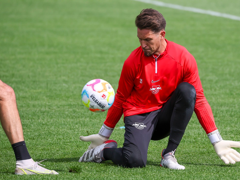 Leipzigs Keeper Janis Blaswich steht im DFB-Kader. - Foto: Jan Woitas/dpa
