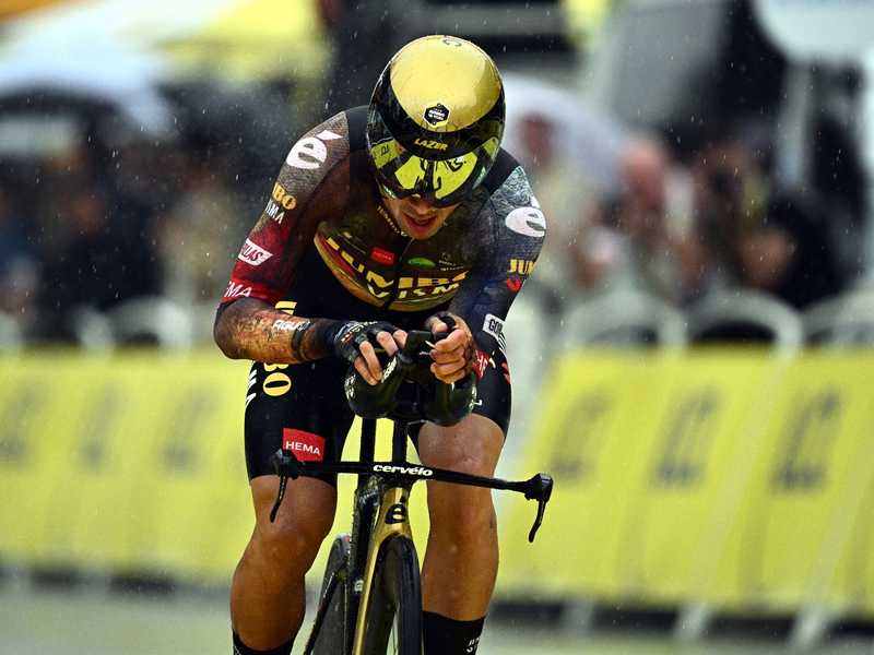 Mit Primoz Roglic will der deutsche Radrennstall Red Bull-Bora-hansgrohe um den Tour-Gesamtsieg kämpfen. - Foto: Jasper Jacobs/BELGA/dpa