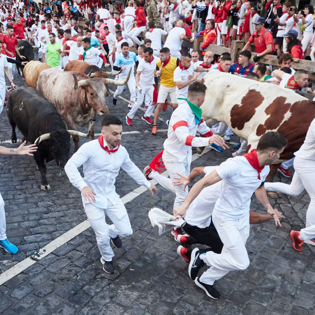 Mit der Explosion eines traditionellen Feuerwerks wird das neuntägige Stadtfest San Fermín mit den berühmten Stierläufen in Pamplona eröffnet. (Archivbild) - Foto: Eduardo Sanz/EUROPA PRESS/dpa
