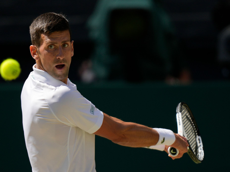 Novak Djokovic will seine Siegesserie in Wimbledon ausbauen. - Foto: Alastair Grant/AP/dpa