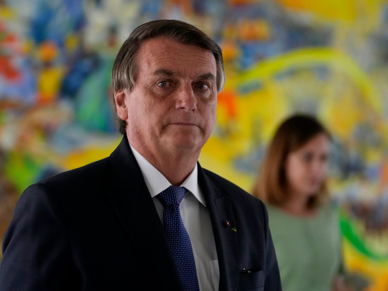 Dem ehemaligen Präsidenten von Brasilien, Jair Bolsonaro, wird von der Justiz unter anderem ein versuchter Staatsstreich vorgeworfen. (Archivbild) - Foto: Eraldo Peres/AP/dpa