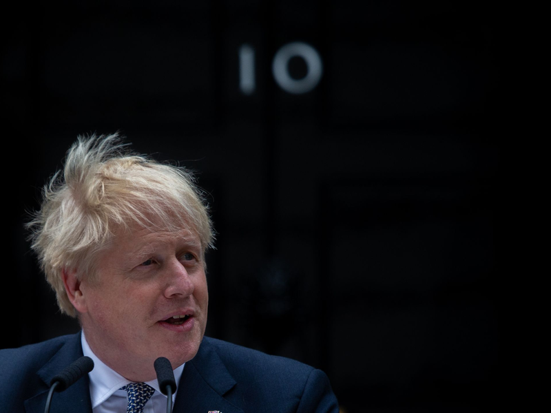 Boris Johnson war 2022 von seinem Posten als Regierungschef zurückgetreten. - Foto: Tayfun Salci/ZUMA Press Wire/dpa