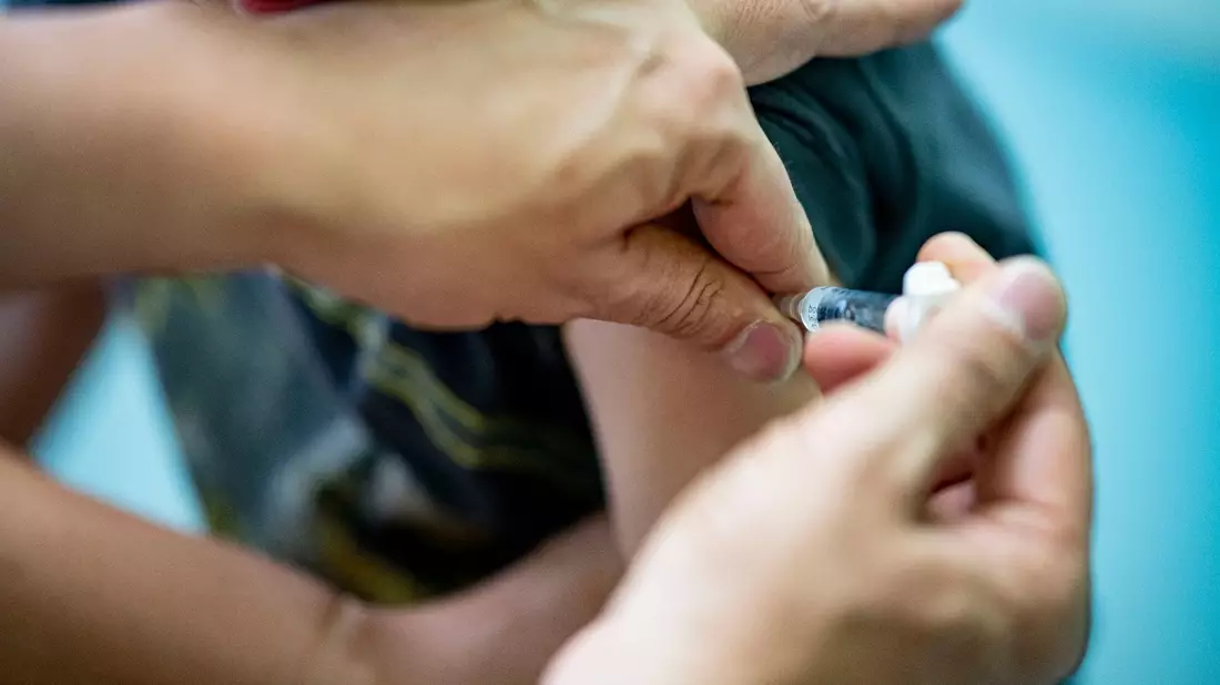 Weniger Menschen ließen sich in der vergangenen Saison gegen Influenza impfen. (Symbolbild) - Bild: Fabian Sommer/dpa