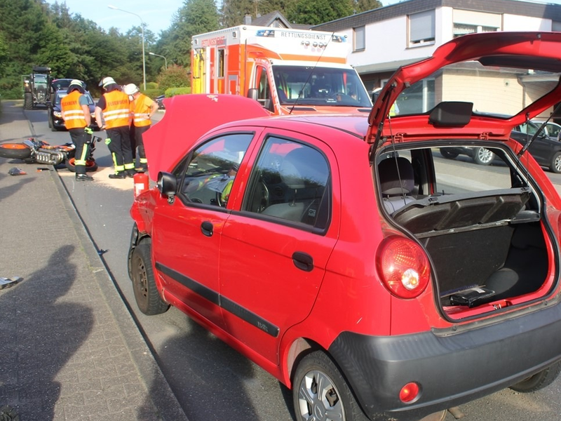 POL-RBK: Kürten - Pkw-Fahrer fährt in Hauswand - Fahrer schwer verletzt - Foto: presseportal.de