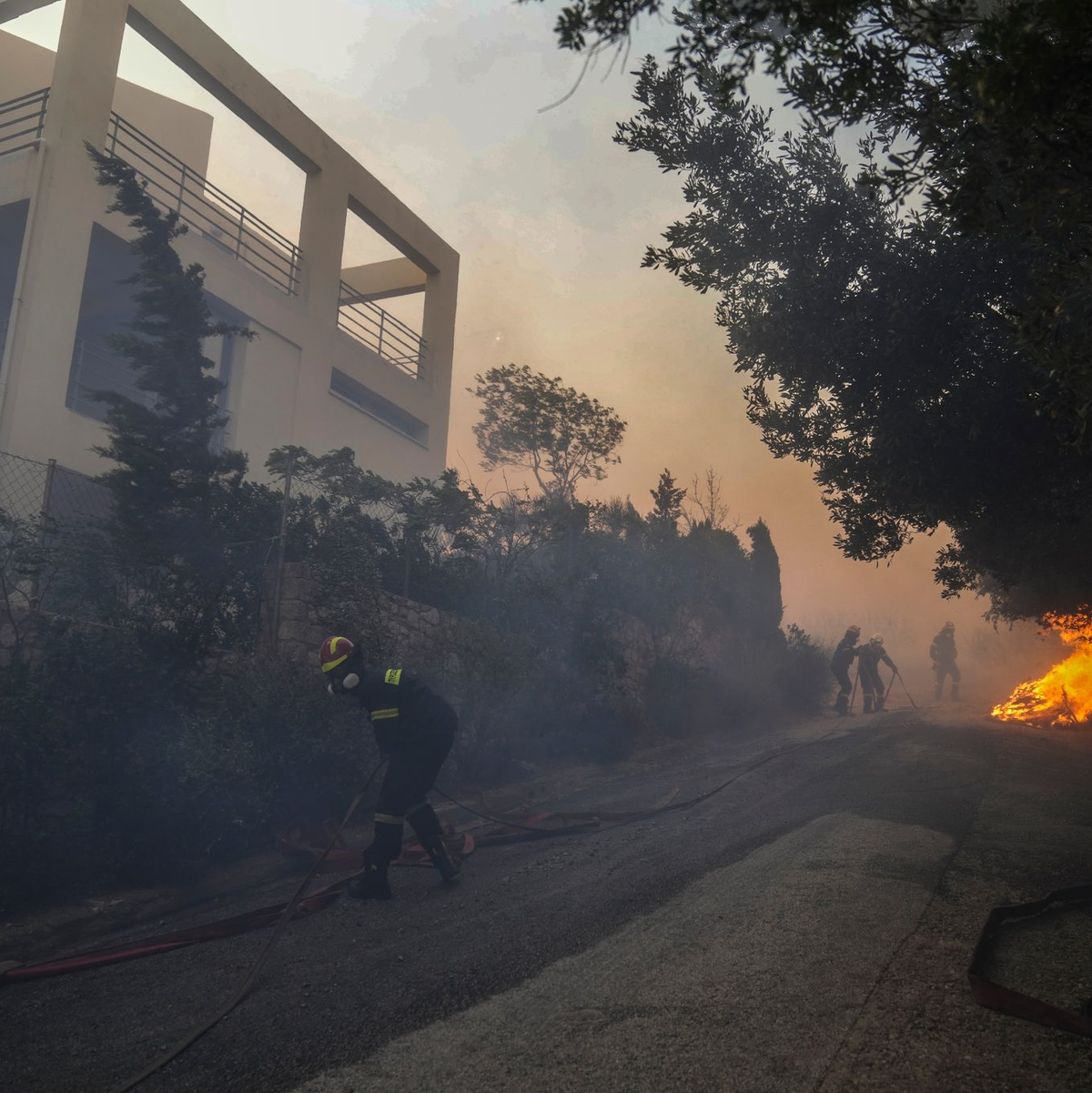 Hitzewellen und Waldbrände: Beeinflusst der Klimawandel künftig die Wahl des Reiseziels? - Foto: Thanassis Stavrakis/AP/dpa