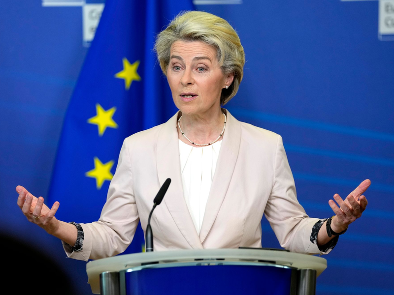 Die EU-Kommission von Ursula von der Leyen verlangt von den USA Erklärungen und droht mit Gegenmaßnahmen. (Archivbild) - Foto: Virginia Mayo/AP/dpa