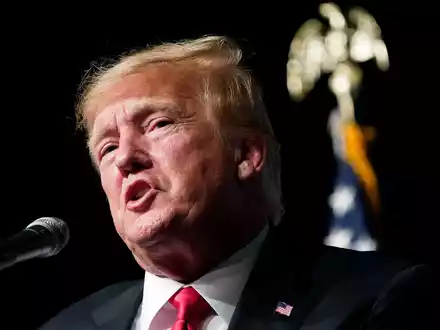 Ex-Präsident Donald Trump bei einer Wahlkampfveranstaltung in Las Vegas. - Foto: John Locher/AP/dpa